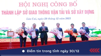 Điểm những tin tức nổi bật trong tỉnh ngày 30/12