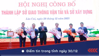 Điểm những tin tức nổi bật trong tỉnh ngày 30/12