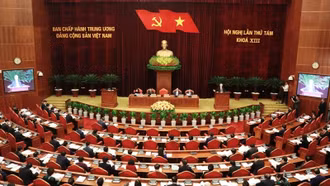 Ngày làm việc thứ hai của Hội nghị lần thứ tám, Ban Chấp hành Trung ương Đảng khóa XIII