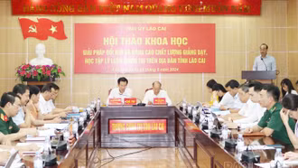 Hội thảo đổi mới và nâng cao chất lượng giảng dạy, học tập lý luận chính trị trên địa bàn tỉnh Lào Cai