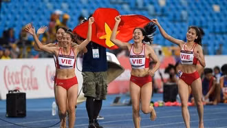 Việt Nam giành Huy chương Vàng điền kinh nữ châu Á