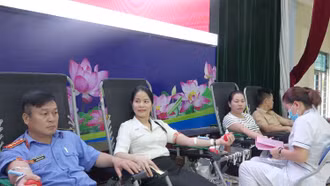 Tiếp nhận 388 đơn vị máu trong Ngày hội hiến máu tình nguyện đợt 1 năm 2024