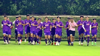 U23 Việt Nam hăng hái tập luyện, sẵn sàng đối đầu U23 Jordan