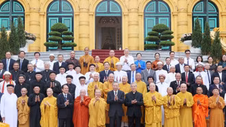 Chủ tịch nước Tô Lâm gặp mặt Đoàn đại biểu lãnh đạo chức sắc các tổ chức tôn giáo