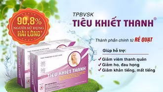 Giải pháp hết khàn tiếng, viêm thanh quản nhờ Tiêu Khiết Thanh