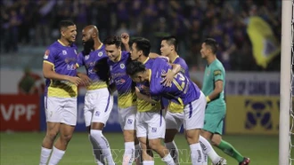 V.League 1: Thắng đậm Hải Phòng, CLB Hà Nội vững vàng vị trí đầu bảng 