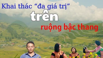 Khai thác “đa giá trị” trên ruộng bậc thang