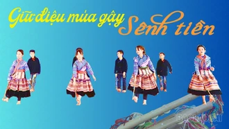 Giữ điệu múa gậy sênh tiền