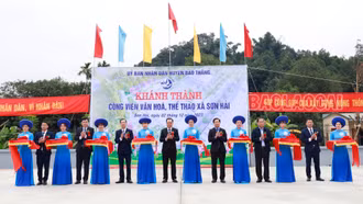 Khánh thành Công viên văn hóa, thể thao xã Sơn Hải