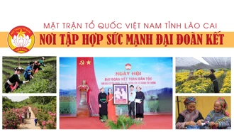 Mặt trận Tổ quốc Việt Nam tỉnh Lào Cai - nơi tập hợp sức mạnh đại đoàn kết