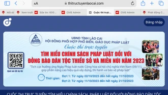 Phát động đợt 2 Cuộc thi trực tuyến “Tìm hiểu chính sách, pháp luật đối với đồng bào dân tộc thiểu số và miền núi” năm 2023