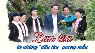 Lan tỏa từ những “đầu tàu” gương mẫu