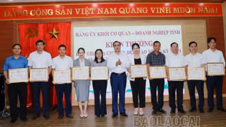 Hội nghị Ban Chấp hành Đảng bộ Khối Cơ quan - Doanh nghiệp tỉnh lần thứ 21
