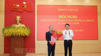 Đồng chí Phan Quốc Nghĩa được bổ nhiệm giữ chức vụ Chánh Văn phòng Tỉnh ủy