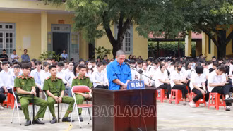 Xét xử lưu động 2 vụ án tàng trữ trái phép chất ma túy trên địa bàn thành phố Lào Cai