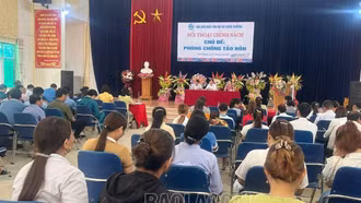 Đối thoại chính sách về phòng, chống tảo hôn tại xã Xuân Thượng