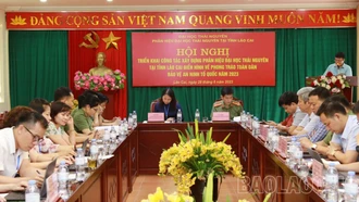 Xây dựng Phân hiệu Đại học Thái Nguyên tại tỉnh Lào Cai điển hình về phong trào "Toàn dân bảo vệ an ninh Tổ quốc" năm 2023