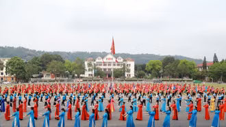 Gần 1.000 hội viên phụ nữ Lào Cai tham gia đồng diễn “Bài ca phụ nữ Việt Nam” 