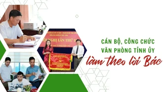 Cán bộ, công chức Văn phòng Tỉnh ủy làm theo lời Bác