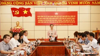 Phó Chủ tịch Ủy ban Trung ương MTTQ Việt Nam đánh giá cao công tác giám sát, phản biện xã hội tại Lào Cai