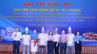 Sôi nổi Hội thi “Bữa cơm công đoàn ấm áp yêu thương” năm 2024