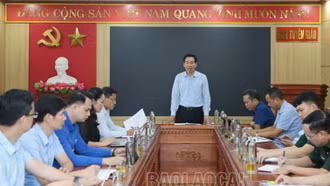 Đảm bảo các điều kiện tổ chức Hội nghị toàn quốc tập huấn Ban Chỉ đạo 35 tại Lào Cai