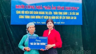 Nhiều công trình, phần việc của hội phụ nữ các cấp chào mừng 65 năm Ngày Bác Hồ thăm Lào Cai