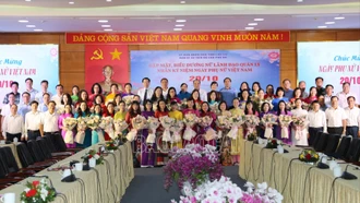 Gặp mặt, biểu dương nữ lãnh đạo quản lý nhân kỷ niệm Ngày Phụ nữ Việt Nam (20/10)