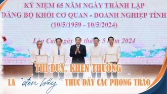 Thi đua, khen thưởng là “đòn bẩy” thúc đẩy các phong trào