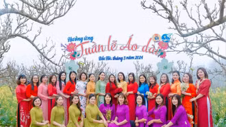 Phụ nữ Lào Cai hưởng ứng “Tuần lễ áo dài”