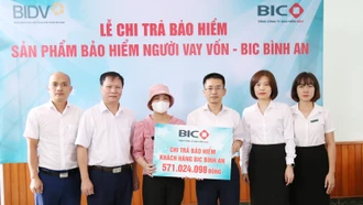 BIC chi trả hơn 570 triệu đồng bảo hiểm người vay vốn tại Sa Pa