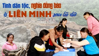 "Tình dân tộc, nghĩa đồng bào" ở Liên Minh sau lũ dữ