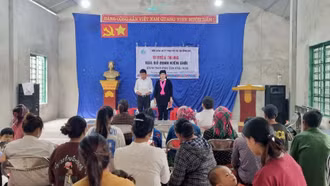 Hội Phụ nữ xã Thượng Hà tổ chức truyền thông xóa định kiến giới tại 6 thôn đặc biệt khó khăn 