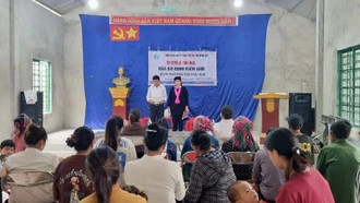 Hội Phụ nữ xã Thượng Hà tổ chức truyền thông xóa định kiến giới tại 6 thôn đặc biệt khó khăn