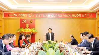 Thường trực Tỉnh ủy làm việc với Ban cán sự Đảng UBND tỉnh về công tác lao động, thương binh và xã hội