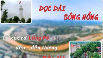 Dọc dải sông Hồng: Từ cột cờ Lũng Pô đến đền thiêng Bảo Hà