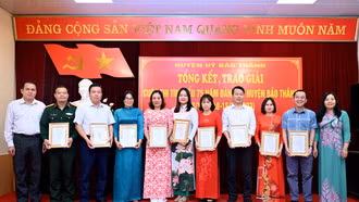 Bảo Thắng: Hơn 10 nghìn bài dự thi tìm hiểu lịch sử Đảng bộ huyện