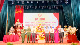 Bảo Thắng: Đại hội thi đua Quyết thắng lực lượng vũ trang giai đoạn 2019 - 2024