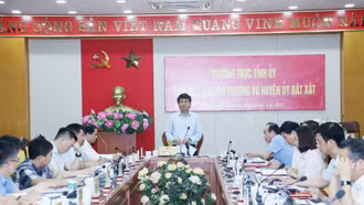 Huyện Bát Xát cần bám sát nội dung Nghị quyết số 36-NQ/TU của Ban Thường vụ Tỉnh ủy