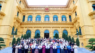 Phó Chủ tịch nước Võ Thị Ánh Xuân gặp mặt Đoàn đại biểu tỉnh Lào Cai 