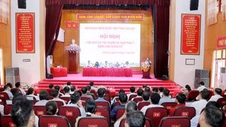 Đoàn đại biểu Quốc hội tỉnh tiếp xúc cử tri tại huyện Bát Xát