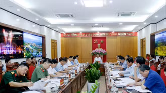 Ban Thường vụ Tỉnh ủy tổ chức hội nghị định hướng nhiệm vụ những tháng cuối năm