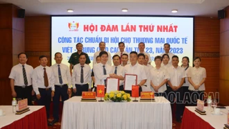 Hội đàm lần thứ nhất Hội chợ Thương mại Quốc tế Việt - Trung (Lào Cai) lần thứ 23, năm 2023