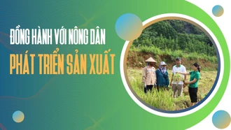 Đồng hành với nông dân phát triển sản xuất