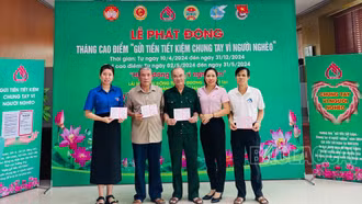 Hơn 38,5 tỷ đồng “gửi tiền tiết kiệm chung tay vì người nghèo”