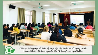 Để người dân quan tâm sử dụng thuốc bảo vệ thực vật sinh học