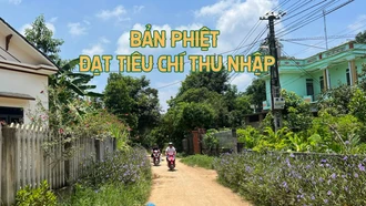 Bản Phiệt đạt tiêu chí thu nhập