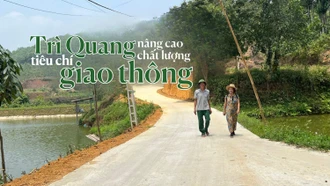 Trì Quang nâng cao chất lượng tiêu chí giao thông