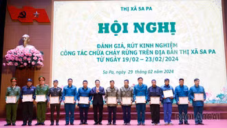 Đánh giá công tác chữa cháy rừng trên địa bàn thị xã Sa Pa từ ngày 19/2 đến 23/2/2024