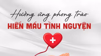Hưởng ứng phong trào hiến máu tình nguyện